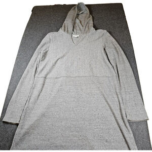 J Jill Sweater Women's Size Small Hoodie Tunic Top Gray